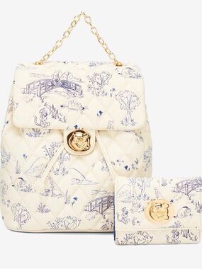 NWT Her Universe Disney Winnie the Pooh Hundred acre woods backpack and wallet